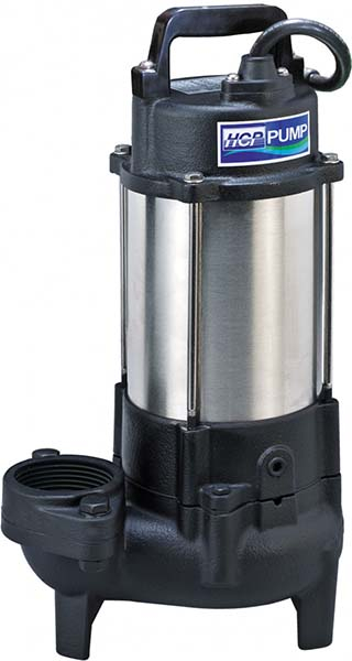 Product photograph for HCP F-05U Submersible Wastewater Pump 0.37kW 2" 1ph
