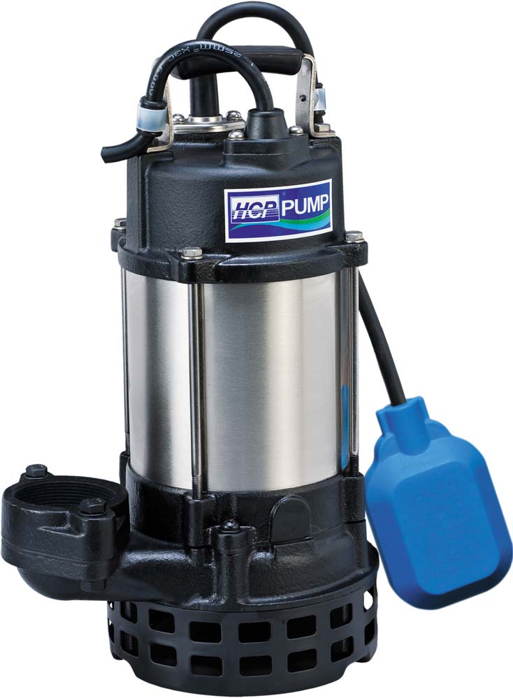Product photograph for HCP F-05AF Submersible Wastewater Pump 0.37kW 2" 1ph