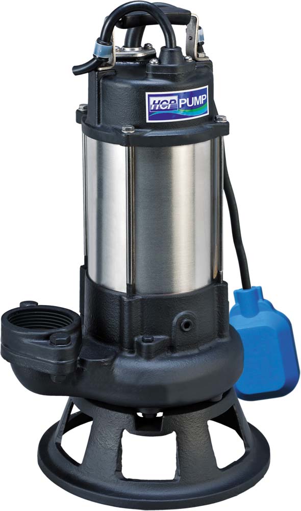 Product photograph for HCP F-21PF Submersible Sewage Pump 0.75kW 2" 1ph