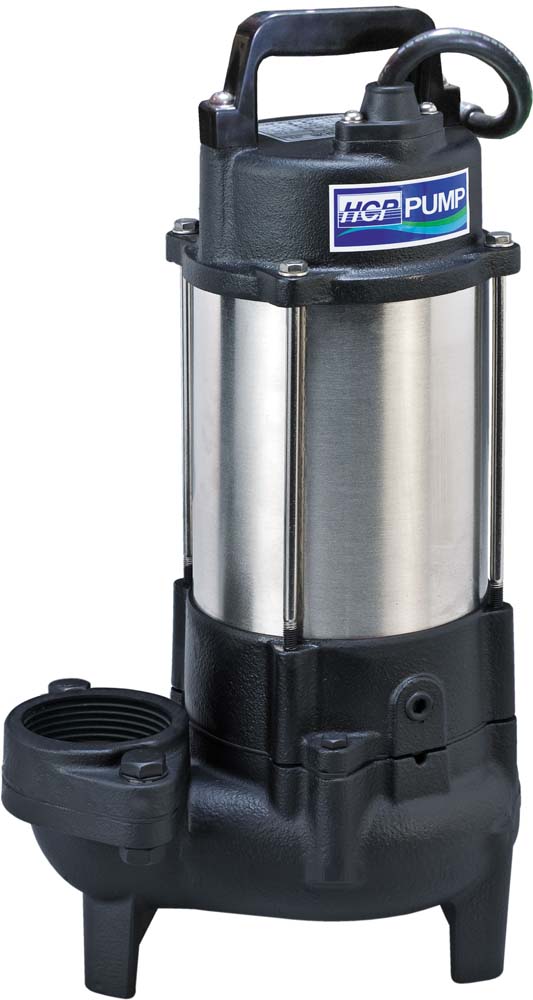 Product photograph for HCP F-21U Submersible Sewage Pump 0.75kW 2" 1ph