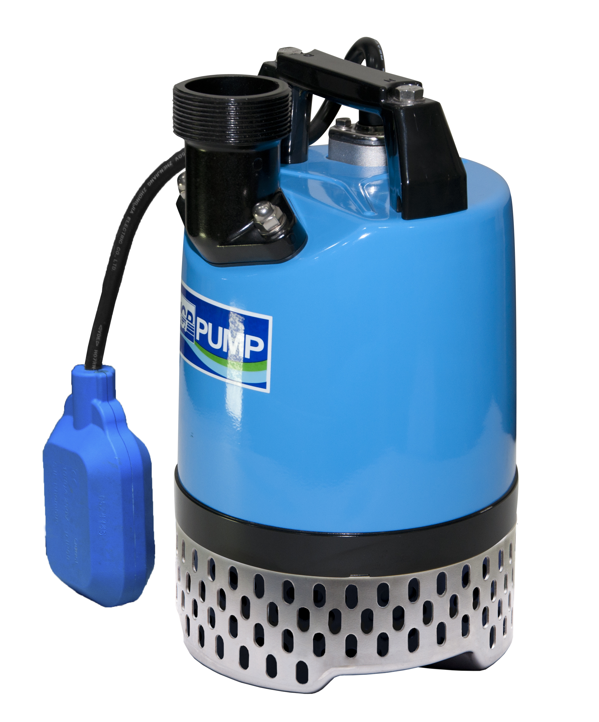 Product photograph for HCP GD-750F (110V) Submersible Dewatering Pump 0.75kW 2" 1ph